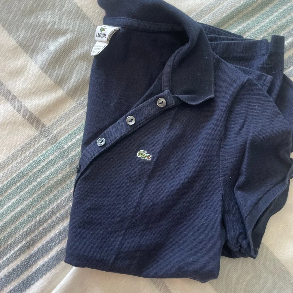 Lacoste Navy Blue Polo Shirt - Picture 2 of 3